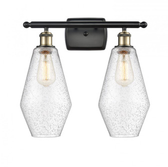 Cindyrella - 2 Light - 17 inch - Black Antique Brass - Bath Vanity Light (3442|516-2W-BAB-G654-7)