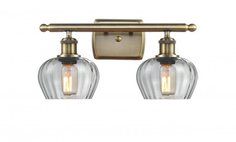 Fenton - 2 Light - 17 inch - Antique Brass - Bath Vanity Light (3442|516-2W-AB-G92)