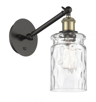 Candor - 1 Light - 5 inch - Black Antique Brass - Adjustable Sconce (3442|317-1W-BAB-G352)