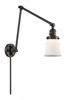 Canton - 1 Light - 8 inch - Oil Rubbed Bronze -Adjustable Swing Arm (3442|238-OB-G181S)