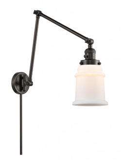 Canton - 1 Light - 6 inch - Oil Rubbed Bronze -Adjustable Swing Arm (3442|238-OB-G181)