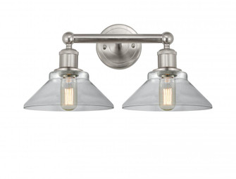 Orwell - 2 Light - 17 inch - Brushed Satin Nickel - Bath Vanity Light (3442|616-2W-SN-G132)