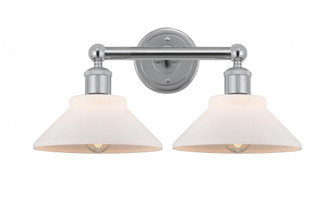 Orwell - 2 Light - 17 inch - Polished Chrome - Bath Vanity Light (3442|616-2W-PC-G131)