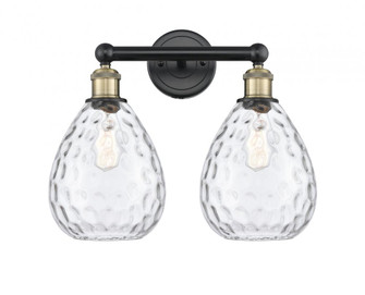 Waverly - 2 Light - 17 inch - Black Antique Brass - Bath Vanity Light (3442|616-2W-BAB-G372)