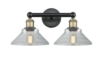 Orwell - 2 Light - 17 inch - Black Antique Brass - Bath Vanity Light (3442|616-2W-BAB-G132)