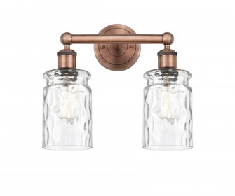 Candor - 2 Light - 14 inch - Antique Copper - Bath Vanity Light (3442|616-2W-AC-G352)