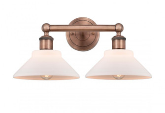 Orwell - 2 Light - 17 inch - Antique Copper - Bath Vanity Light (3442|616-2W-AC-G131)