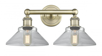 Orwell - 2 Light - 17 inch - Antique Brass - Bath Vanity Light (3442|616-2W-AB-G132)