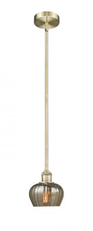 Fenton - 1 Light - 7 inch - Antique Brass - Stem Hung - Mini Pendant (3442|616-1S-AB-G96)
