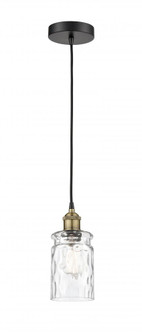 Candor - 1 Light - 5 inch - Black Antique Brass - Cord Hung - Mini Pendant (3442|616-1P-BAB-G352)