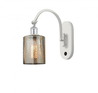 Cobbleskill - 1 Light - 5 inch - White Polished Chrome - Adjustable Swing Arm (3442|518-1W-WPC-G116)