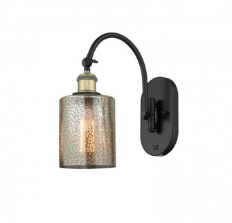 Cobbleskill - 1 Light - 5 inch - Black Antique Brass - Adjustable Swing Arm (3442|518-1W-BAB-G116)