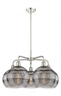 Rochester - 5 Light - 28 inch - Polished Nickel - Chandelier (3442|516-5CR-PN-G556-10SM)