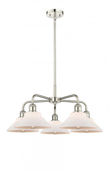 Orwell - 5 Light - 26 inch - Polished Nickel - Chandelier (3442|516-5CR-PN-G131)