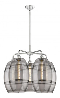 Vaz - 5 Light - 28 inch - Polished Chrome - Chandelier (3442|516-5CR-PC-G557-10SM)