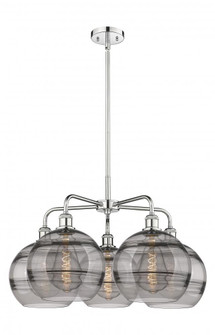 Rochester - 5 Light - 28 inch - Polished Chrome - Chandelier (3442|516-5CR-PC-G556-10SM)