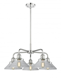Orwell - 5 Light - 26 inch - Polished Chrome - Chandelier (3442|516-5CR-PC-G132)