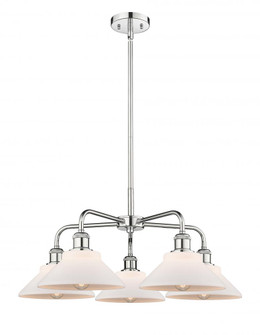 Orwell - 5 Light - 26 inch - Polished Chrome - Chandelier (3442|516-5CR-PC-G131)