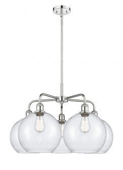 Athens - 5 Light - 28 inch - Polished Chrome - Chandelier (3442|516-5CR-PC-G124-10)