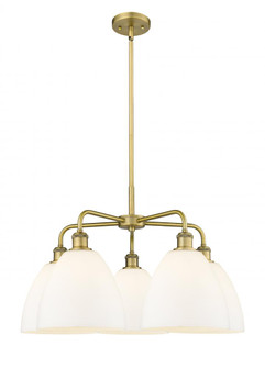 Bristol - 5 Light - 27 inch - Brushed Brass - Chandelier (3442|516-5CR-BB-GBD-91)