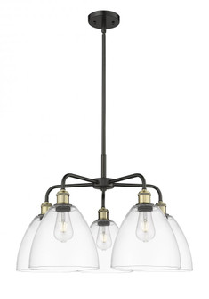 Bristol - 5 Light - 27 inch - Black Antique Brass - Chandelier (3442|516-5CR-BAB-GBD-92)
