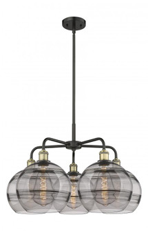 Rochester - 5 Light - 28 inch - Black Antique Brass - Chandelier (3442|516-5CR-BAB-G556-10SM)