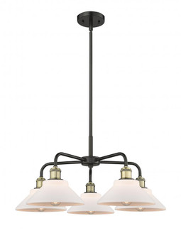 Orwell - 5 Light - 26 inch - Black Antique Brass - Chandelier (3442|516-5CR-BAB-G131)