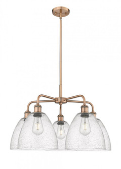 Bristol - 5 Light - 27 inch - Antique Copper - Chandelier (3442|516-5CR-AC-GBD-94)