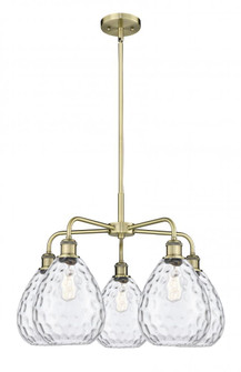 Waverly - 5 Light - 26 inch - Antique Brass - Chandelier (3442|516-5CR-AB-G372)