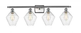 Cindyrella - 4 Light - 38 inch - Brushed Satin Nickel - Bath Vanity Light (3442|516-4W-SN-G654-8)