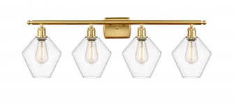 Cindyrella - 4 Light - 38 inch - Satin Gold - Bath Vanity Light (3442|516-4W-SG-G652-8)