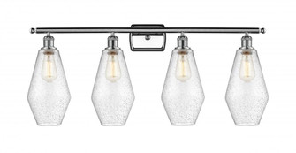 Cindyrella - 4 Light - 37 inch - Polished Chrome - Bath Vanity Light (3442|516-4W-PC-G654-7)