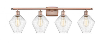 Cindyrella - 4 Light - 38 inch - Antique Copper - Bath Vanity Light (3442|516-4W-AC-G654-8)