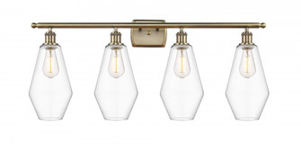 Cindyrella - 4 Light - 37 inch - Antique Brass - Bath Vanity Light (3442|516-4W-AB-G652-7)