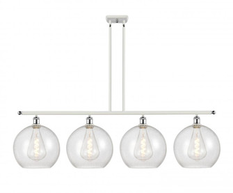 Athens - 4 Light - 50 inch - White Polished Chrome - Stem Hung - Island Light (3442|516-4I-WPC-G124-12)