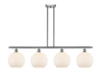Athens - 4 Light - 48 inch - Brushed Satin Nickel - Stem Hung - Island Light (3442|516-4I-SN-G121-10)