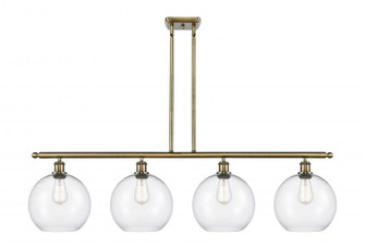 Athens - 4 Light - 48 inch - Antique Brass - Stem Hung - Island Light (3442|516-4I-AB-G122-10)