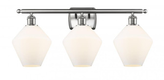 Cindyrella - 3 Light - 28 inch - Brushed Satin Nickel - Bath Vanity Light (3442|516-3W-SN-G651-8)