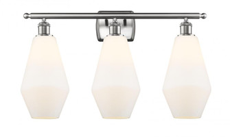 Cindyrella - 3 Light - 27 inch - Brushed Satin Nickel - Bath Vanity Light (3442|516-3W-SN-G651-7)