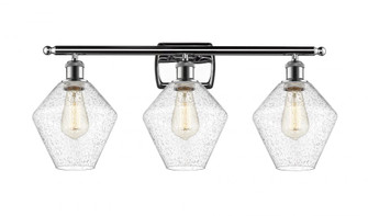 Cindyrella - 3 Light - 28 inch - Polished Chrome - Bath Vanity Light (3442|516-3W-PC-G654-8)