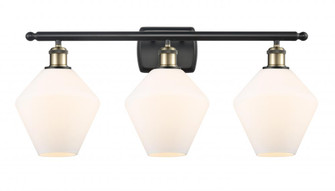 Cindyrella - 3 Light - 28 inch - Black Antique Brass - Bath Vanity Light (3442|516-3W-BAB-G651-8)