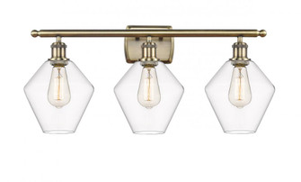 Cindyrella - 3 Light - 28 inch - Antique Brass - Bath Vanity Light (3442|516-3W-AB-G652-8)