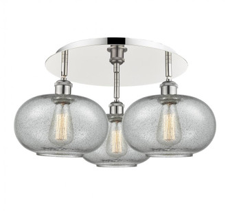 Gorham - 3 Light - 21 inch - Polished Nickel - Semi-Flush Mount (3442|516-3C-PN-G247)