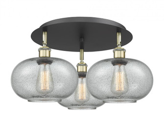 Gorham - 3 Light - 21 inch - Black Antique Brass - Semi-Flush Mount (3442|516-3C-BAB-G247)