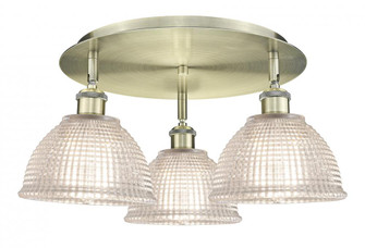 Arietta - 3 Light - 20 inch - Antique Brass - Semi-Flush Mount (3442|516-3C-AB-G422)