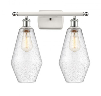 Cindyrella - 2 Light - 17 inch - White Polished Chrome - Bath Vanity Light (3442|516-2W-WPC-G654-7)