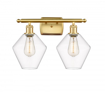 Cindyrella - 2 Light - 18 inch - Satin Gold - Bath Vanity Light (3442|516-2W-SG-G652-8)