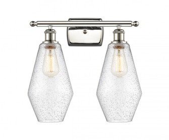 Cindyrella - 2 Light - 17 inch - Polished Nickel - Bath Vanity Light (3442|516-2W-PN-G654-7)