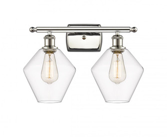 Cindyrella - 2 Light - 18 inch - Polished Nickel - Bath Vanity Light (3442|516-2W-PN-G652-8)