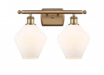 Cindyrella - 2 Light - 18 inch - Brushed Brass - Bath Vanity Light (3442|516-2W-BB-G651-8)